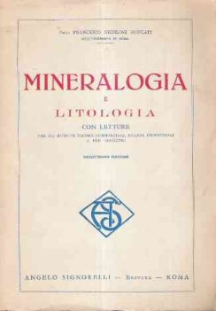 mineralogia e litologia con letture per gli istituti commerciali agra