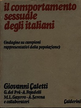 comportamento sessuale degli italiani