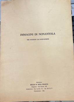 immagini di nonantola tre incisioni all\'acquaforte