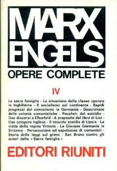 marx engels opere complete IV 1844 1845