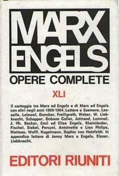 marx engels opere complete vol XLI  1860-1864