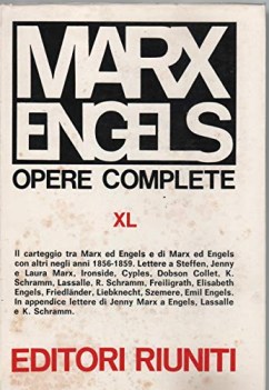 marx engels opere complete XL 1856 1859