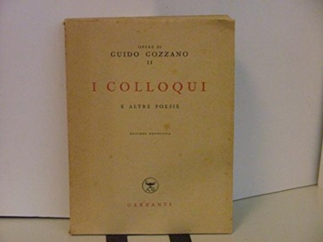 colloqui e altre poesie