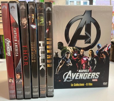 marvels the avengers  la collezione da 6 FILM