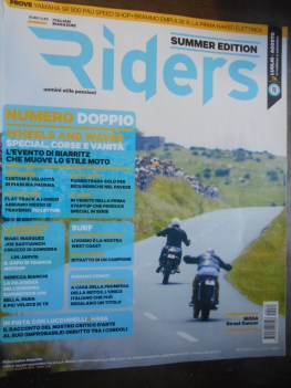 riders luglio agosto 2014 numero 74 rivista magazine moto