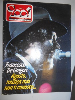 ciao 2001 numero 37 - 14 settembe 1980 rivista musicale