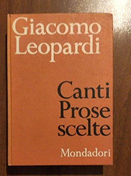 canti prose scelte