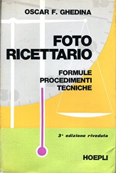 foto ricettario  formule procedimenti tecniche