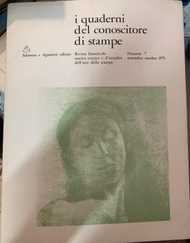 quaderni del conoscitore di stampe n. 7