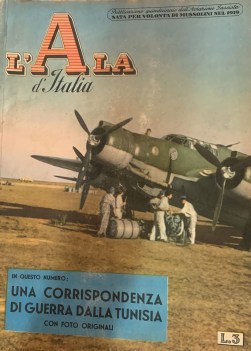 ala d\'italia n.1 - corrispondenza di guerra dalla tunisia GENNAIO 1943