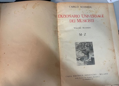 dizionario universale dei musicisti vol 2 m-z