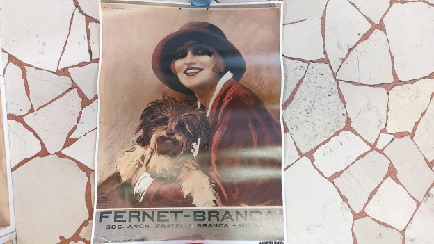 calendario fernet branca 1929 poster ANNITRENTA 65X50