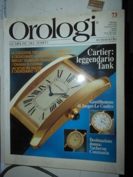 orologi 73 APRILE 1994 anno VIII le misure del tempo