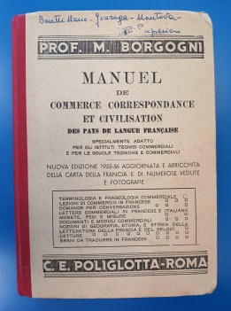 manuel de commerce correspondance civilisation des pays de langue francaise 1956