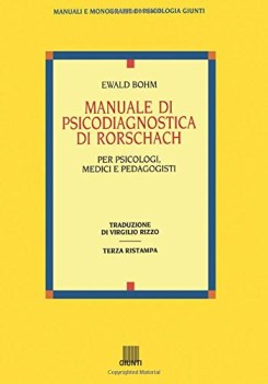 Manuale di psicodiagnostica di Rorschach