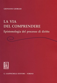 via del comprendere epistemologia del processo di diritto