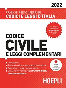 codice civile e leggi complementari 2022