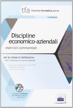 TFA e8 discipline economico aziendali esercizi