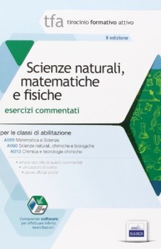 TFA e10 scienze naturali matematiche e fisiche esercizi