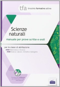 TFA t10 scienze naturali manuale