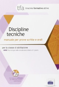 TFA t15 discipline tecniche manuale