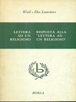 lettera ad un religioso risposta alla lettera di un religioso