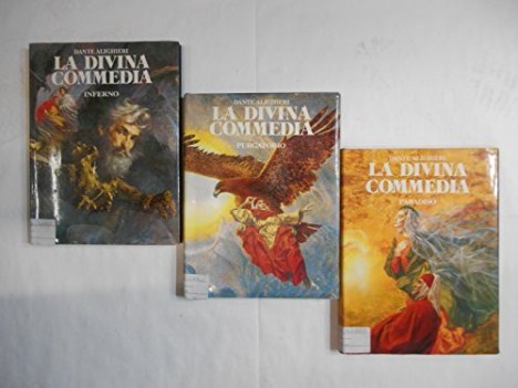 divina commedia in 3 volumi famiglia cristiana