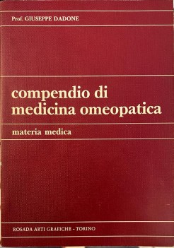 compendio di medicina omeopatica