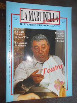 martinella di milano ottobre 1988 TEATRO numero 10 anno XL