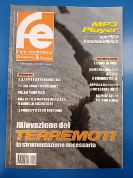 FE Fare Elettronica n287. rilevazione dei terremoti, progetto di un theremin ..