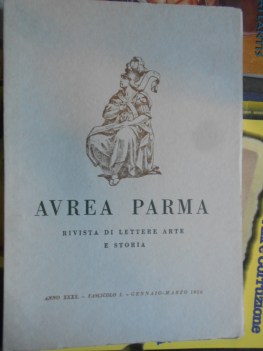 avrea parma fascicolo 1 - gennaio-marzo 1956 anno XXXX