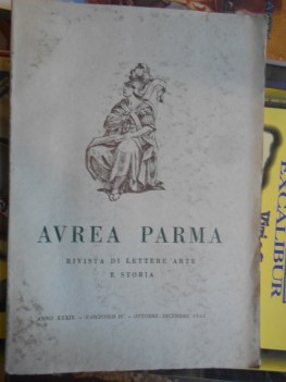 avrea parma fascicolo 4 - ottobre-dicembre 1955 anno XXXIX