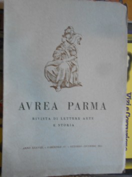 avrea parma fascicolo 4 - ottobre-dicembre 1954 anno XXXVIII