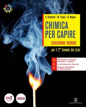 chimica per capire verde 3+4 +dvd chimica e merceologia