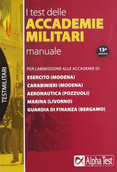 test delle accademie militari MANUALE