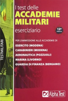 test delle accademie militari ESERCIZIARIO