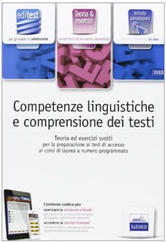 editest COMPETENZE LINGUISTICHE e COMPRENSINE DEI TESTI