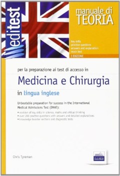 editest T1/2 medicina in lingua inglese