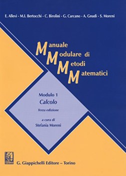 manuale modulare di metodi matematici modulo 1 calcolo