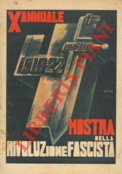 guida della mostra della rivoluzione fascista x annuale