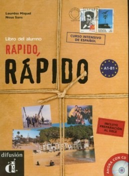 rapido rapido, libro +cd spagnolo, grammatiche