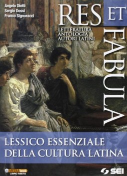 res et fabula, lessico essenziale latino, letteratura