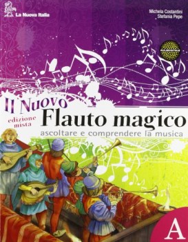 nuovo flauto magico a+b +dvd musica,ed.mus.teatro,cine