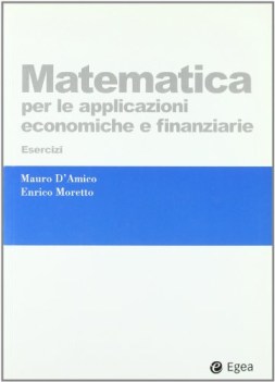 matematica per le appllicazioni economiche e finanziarie