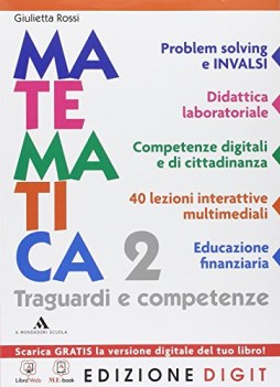 matematica traguardi e competenze 2 +eb matematica sc.media