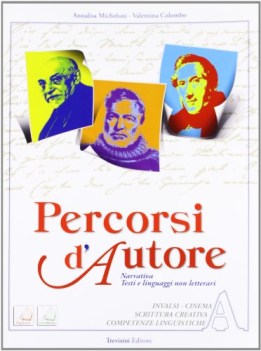 percorsi d\'autore a+b +dvd italiano, antologia bn