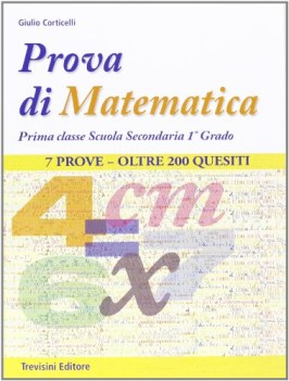 prova di matematica x 1 media matematica sc.media