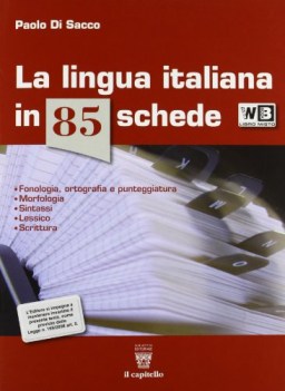 lingua italiana in 85 schede+seicento@+INVALSI