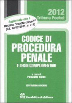 codice di procedura penale e leggi complementari