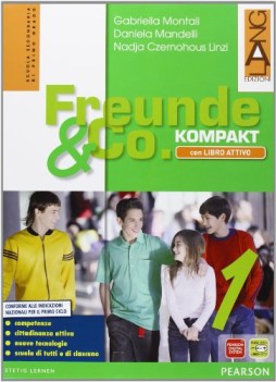 freunde and co. kompakt 1 +dvd tedesco, grammatica